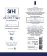 Basische Zahncreme Beschreibung Rückseite