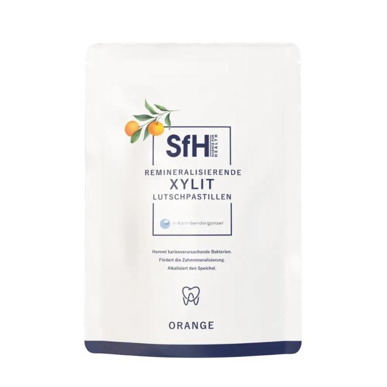 Xylit Lutschpastillen Orange